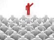 Conceptual image of teamwork