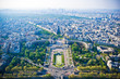 Paris cityscape from Eiffel tower