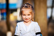 Cheerful little girl