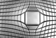 Silver aluminium square luxury background