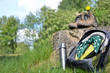 Wanderschuhe Sommer Pause Wandern