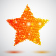 Sfondo con stella - Scribble star background Sfondo con stella - Scribble star background