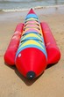 banana boat on the beach