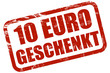 Grunge Stemepl rot 10 EURO GESCHENKT