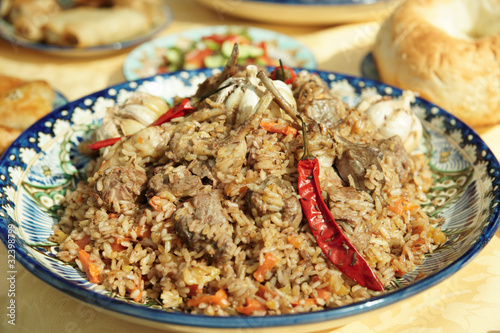 Photo: Pilaf, traditional dish of the Middle East Pilaf, traditional dish of the Middle East