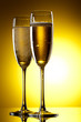 Pair of champagne flutes