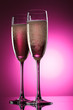 Pair of champagne flutes