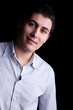 Young man smiling Young man smiling