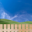 Wooden fence