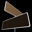 Blank Road Sign