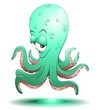 Polpo Cartoon Buffo-Funny Octopussy-Vector Polpo Cartoon Buffo-Funny Octopussy-Vector