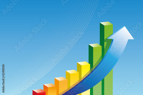 Vektor: Diagram Aufstieg Pfeil Statistik Erfolg blau 2 Diagram Aufstieg Pfeil Statistik Erfolg blau 2