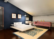 Bedroom interior in modern home Bedroom interior in modern home