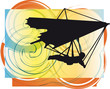 Hang Glider vector illustration