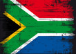 South African grunge flag