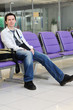 Man in the airport.