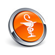 icône bouton internet caducée