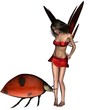 Red Ladybird Fairy - 2 Red Ladybird Fairy - 2
