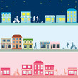 Town banner set
