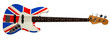 british flag bass guitar