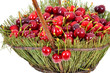 Panier de cerises Bigarreau (cerasum)
