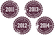 Class of 2011-2014 Stamps