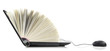 Laptop computer as a Book