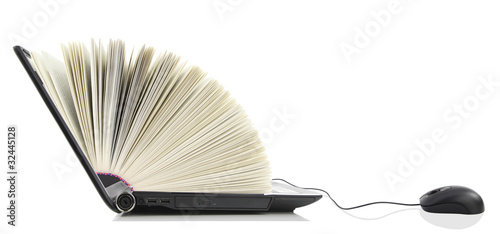 Photo: Laptop computer as a Book Laptop computer as a Book