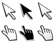 Computer Maus Computermaus Mauszeiger Cursor Hand Pfeil 3