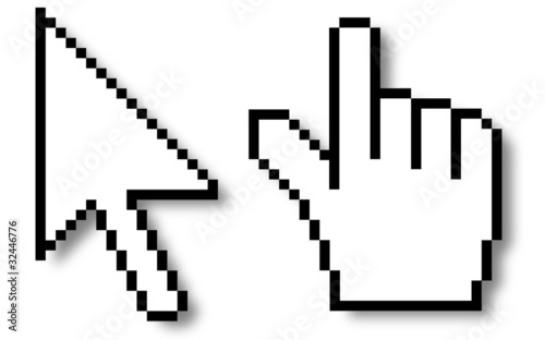 Vector: Computer Maus Computermaus Mauszeiger Cursor Pfeil 6 Computer Maus Computermaus Mauszeiger Cursor Pfeil 6