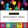 Vector. Restaurant menu design