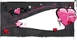 Pop Rock love graffiti art poster flyer template panorama