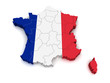 3D Map of France