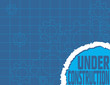 Under Construction Blueprint Website Design