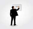 Silhouette d'un homme Silhouette d'un homme