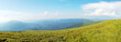 Panoramic view of Carpathian mountains, Ukraine