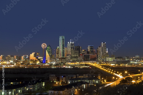 Dallas+tx+skyline+at+night