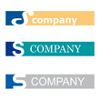 Banner letter S # Vector Banner letter S # Vector