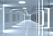 Modern abstract corridor