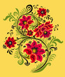Pattern in style hohloma national creativity Pattern in style hohloma national creativity