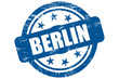 Sternen Stempel blau BERLIN