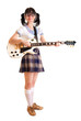girl with a guitar girl with a guitar
