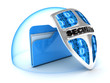 File and shield