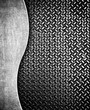 metal template with diamond plate