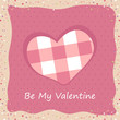 Illustration: be my valentine card be my valentine card