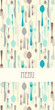 Restaurant menu with cutlery