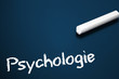 Tafel mit Psychologie