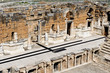 Ancient theater in Hierapolis, now Pamukkale, Turkey