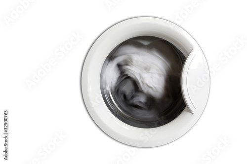 Photo: Waschmaschine in Bewegung Waschmaschine in Bewegung