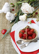 Table setting for dessert